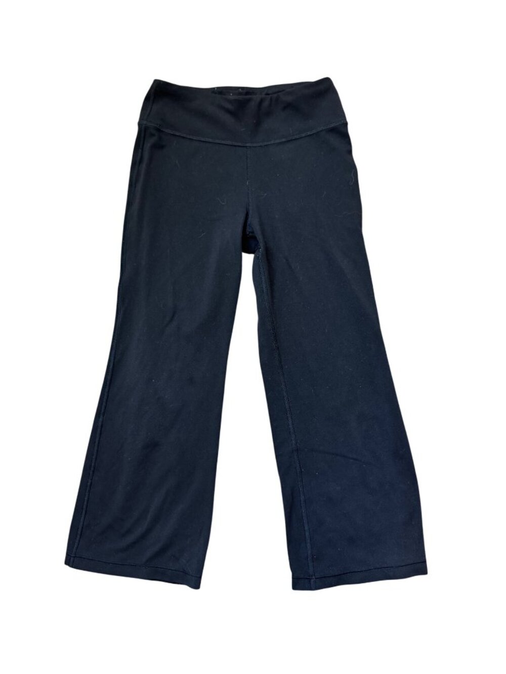 Athleta Girl Chit Chat Kick Flare Capri Pants Black Size M 8-10